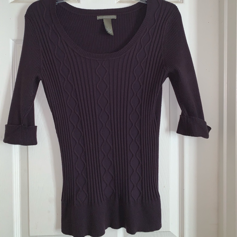 Eggplant colored sweater